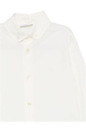 camicia in cotone bianco GUCCI KIDS | 834592XWA5G9072